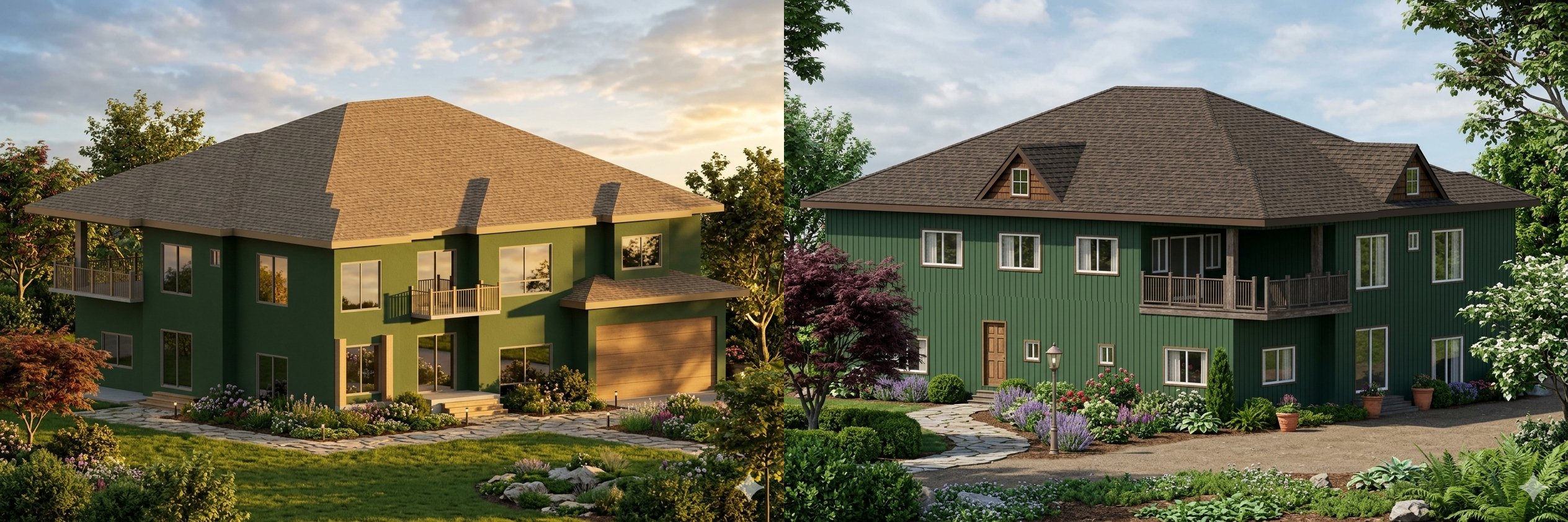 Evergreen Estate — 3D render